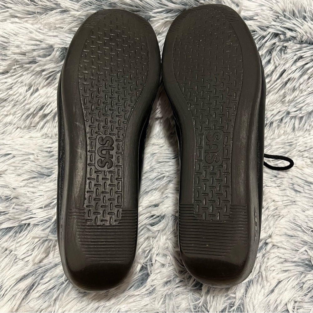 SAS Women's Black Leather Oxfords - Comfort Shoes - Size 8.5 - Picture 4 of 16